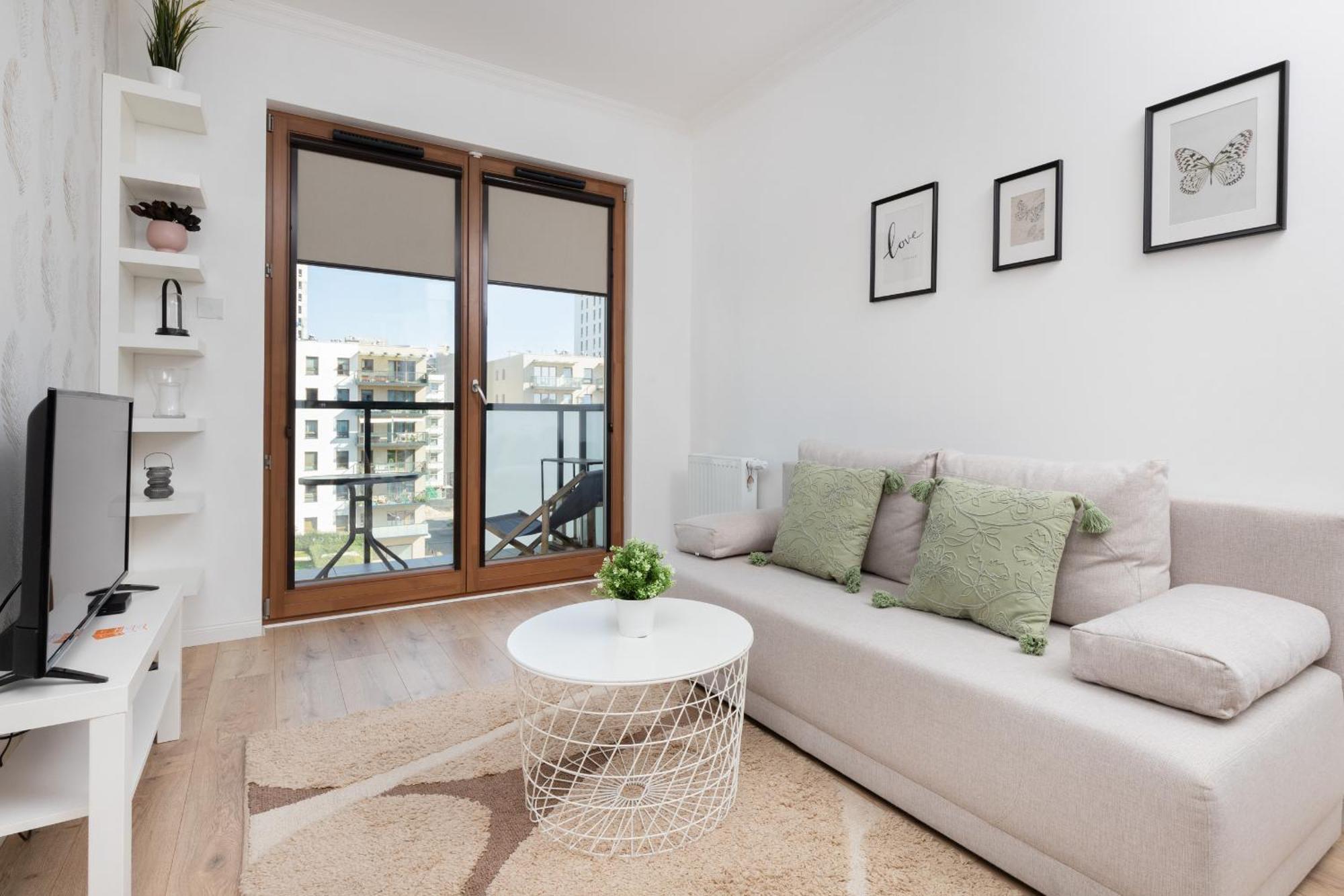 Starowiejska Apartment With Balcony Next To Arena Gdansk Stadium By Noclegi Renters Exterior foto